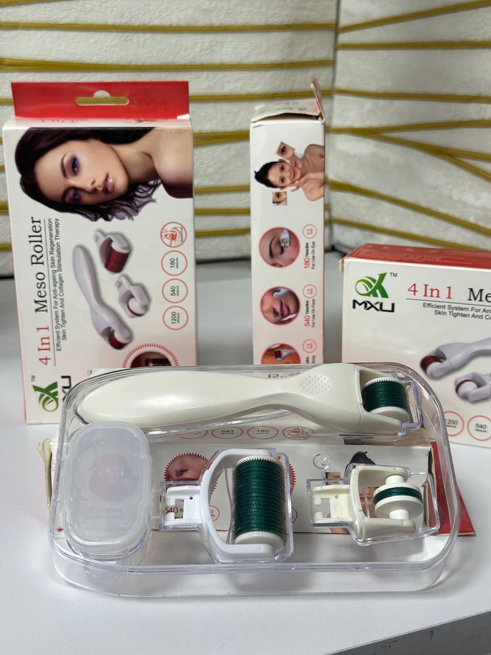 ✨ Sistema Meso Roller 4 en 1 – Regeneración y Rejuvenecimiento de la Piel