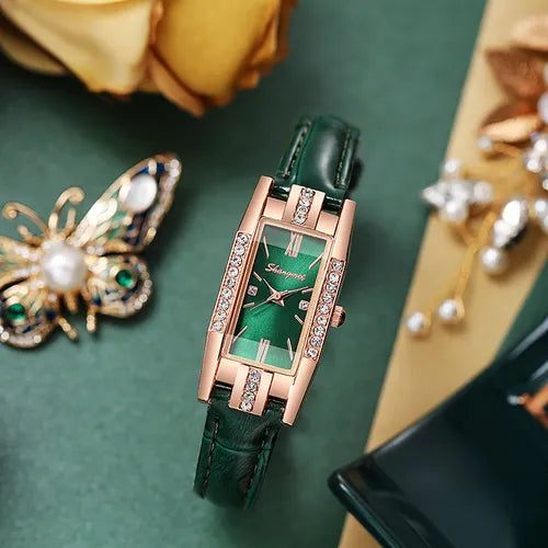 💚 Reloj de Mujer Verde Esmeralda Elegancia y Distinción