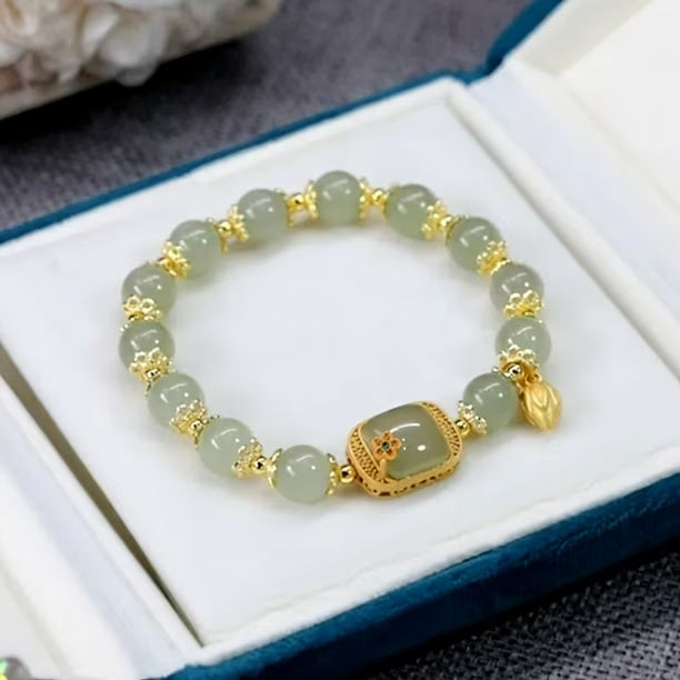 💚 Pulsera de Jade Hotan  Elegancia