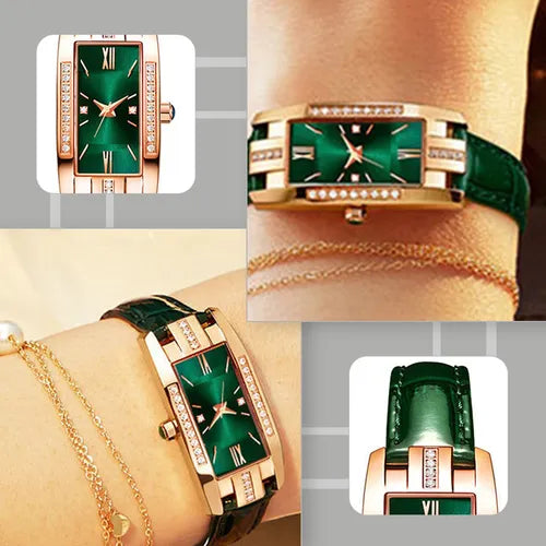 💚 Reloj de Mujer Verde Esmeralda Elegancia y Distinción
