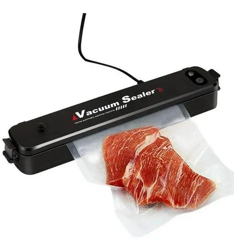 🥫 Selladora de Vacío con 6 Tapas de Silicona  Conserva tus Alimentos