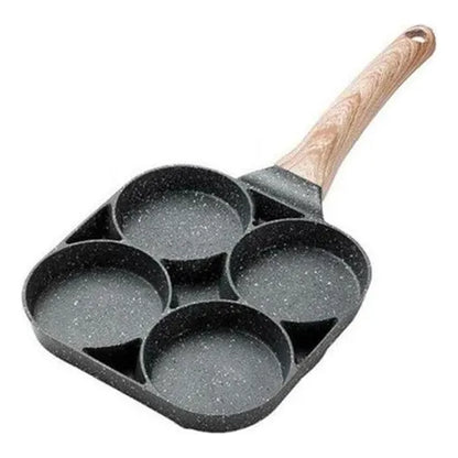 🍳 Sartén para Huevos 4 Puestos Cocina Rápida y Deliciosa