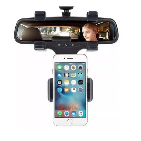 📱 Soporte de Celular para Retrovisor de Auto Austable, Seguro y Práctico
