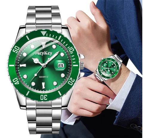 ⏱️ Reloj de Negocios Elegante de Acero Inoxidable