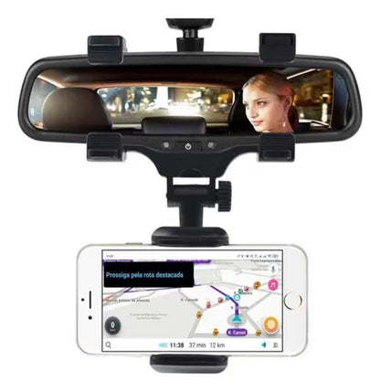 📱 Soporte de Celular para Retrovisor de Auto Austable, Seguro y Práctico